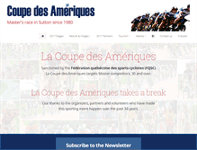 Tablet Screenshot of coupedesameriques.com